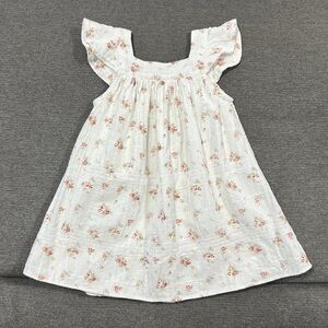 Jamie Kay Byrdie Dress Sweet Magnolia Floral 1Y 100% Cotton EUC